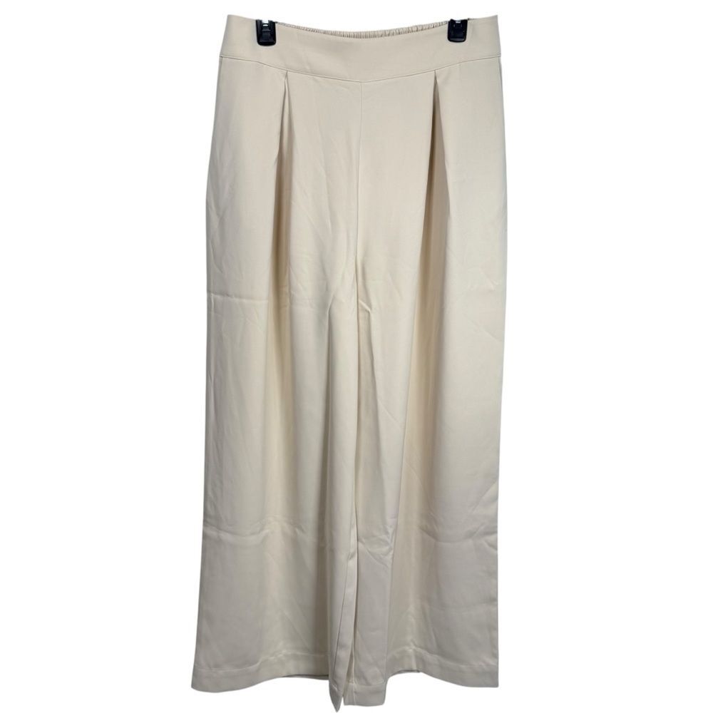 NWT The Drop Cream Elastic Waist Wide Leg Pants Size Large